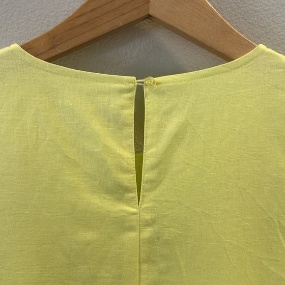 NWT Kestan yellow linen blend dress - Picture 4 of 8